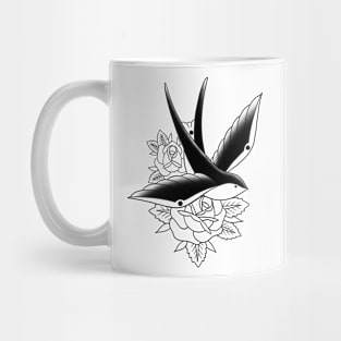 Swallow Rose Mug